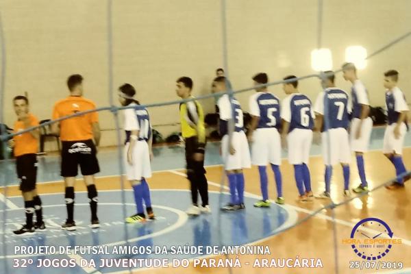 [Atletas do futsal, desafios e orgulho de representar Antonina]