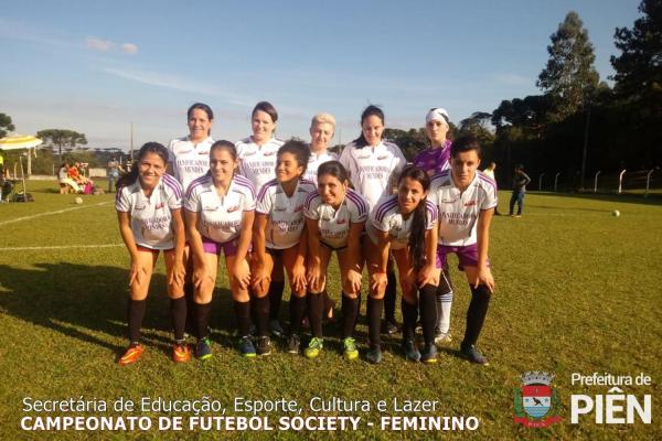 [Bat Cabana e 90' Sports vencem e definem os semifinalistas do Society feminino em Piên]