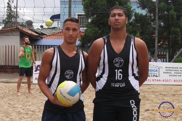 Confira as fotos do vôlei de areia de duplas masculinas