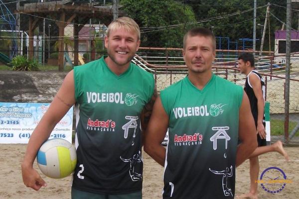 Confira as fotos do vôlei de areia de duplas masculinas