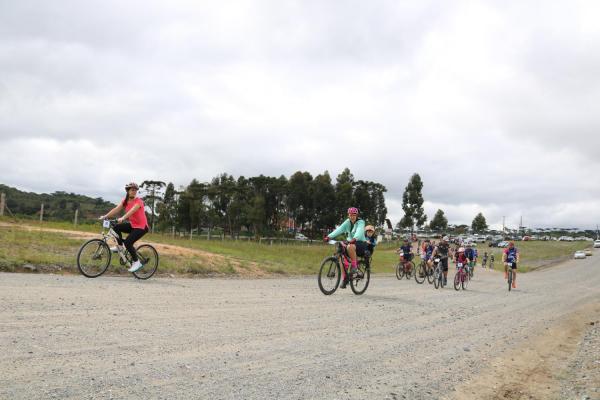 Largada - 1º Pedal do Santuário N. S. das Graças / Bikers Piên