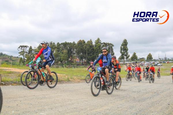 Largada - 1º Pedal do Santuário N. S. das Graças / Bikers Piên