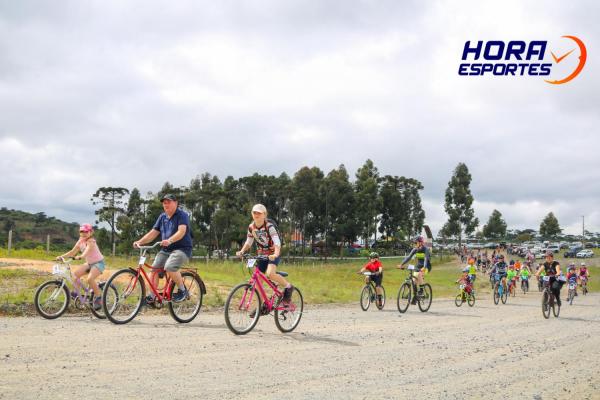 Largada - 1º Pedal do Santuário N. S. das Graças / Bikers Piên