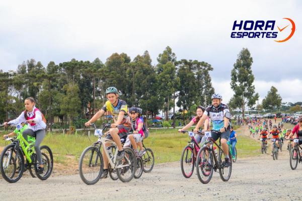 Largada - 1º Pedal do Santuário N. S. das Graças / Bikers Piên