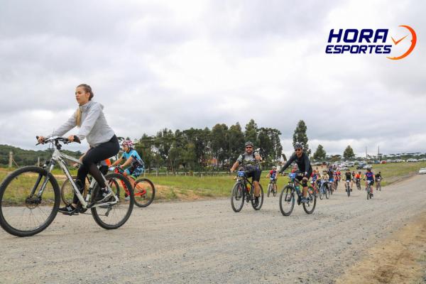Largada - 1º Pedal do Santuário N. S. das Graças / Bikers Piên