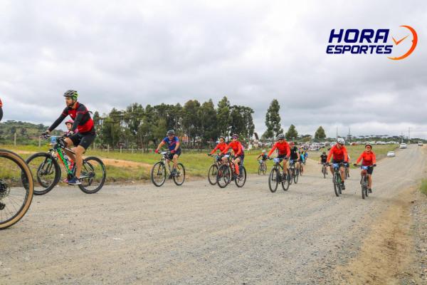 Largada - 1º Pedal do Santuário N. S. das Graças / Bikers Piên