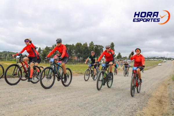 Largada - 1º Pedal do Santuário N. S. das Graças / Bikers Piên