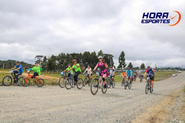 Largada - 1º Pedal do Santuário N. S. das Graças / Bikers Piên