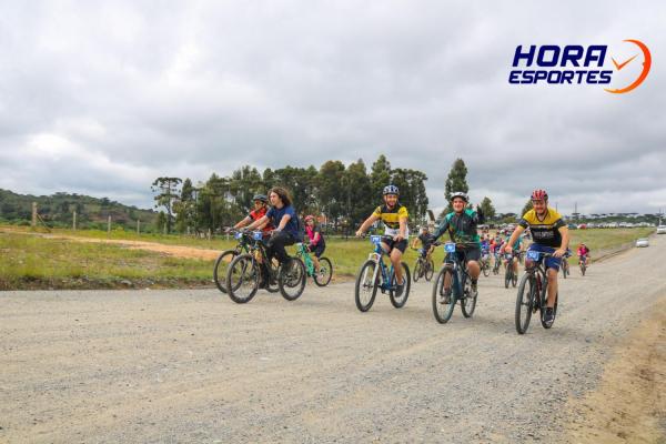 Largada - 1º Pedal do Santuário N. S. das Graças / Bikers Piên