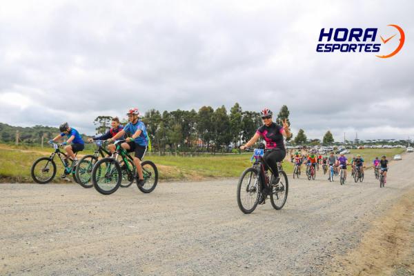 Largada - 1º Pedal do Santuário N. S. das Graças / Bikers Piên