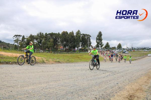 Largada - 1º Pedal do Santuário N. S. das Graças / Bikers Piên