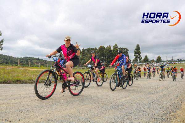 Largada - 1º Pedal do Santuário N. S. das Graças / Bikers Piên