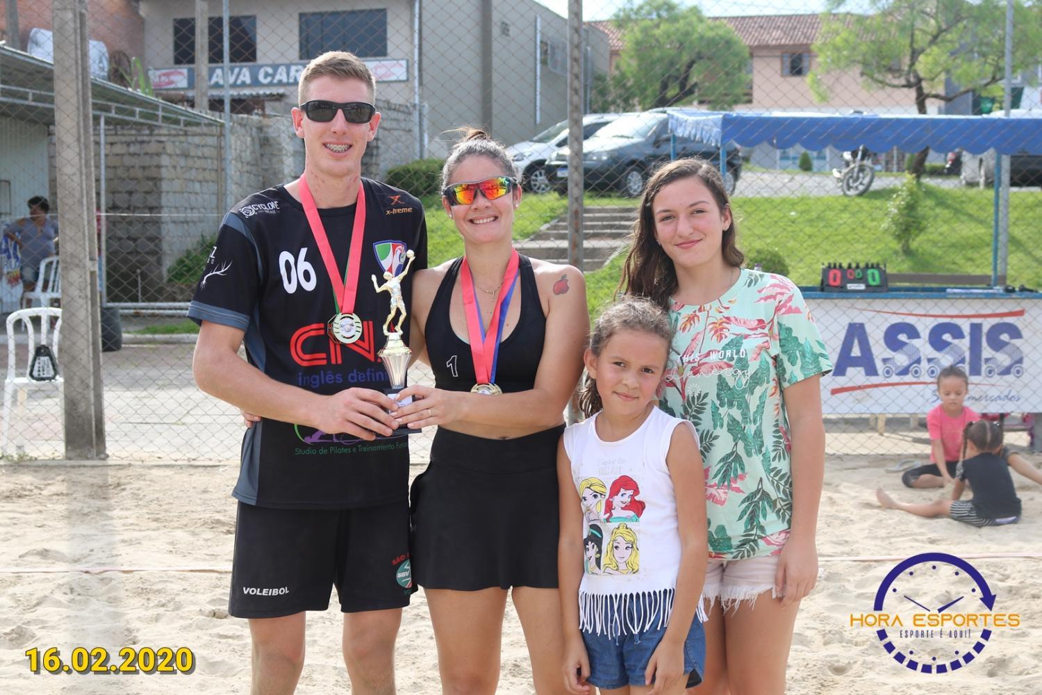 SBS Garra vence etapa do vôlei de praia em Duplas Mistas pelo Projeto Verão 2020